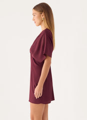 Only For You Mini Dress - Burgundy