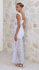 Zurina Maxi Dress - Blue