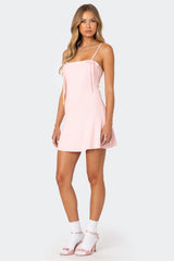 Fridah Ribbed Knit Mini Dress