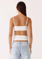Final Touch Top - Ivory