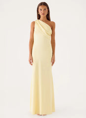 Elena Maxi Dress - Baby Yellow
