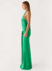 Tylan Halter Maxi Dress - Emerald Green