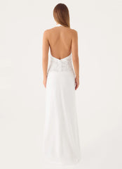 Lilas Maxi Dress - White