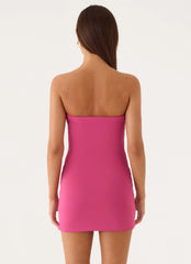 Ungodly Hour Mini Dress - Berry