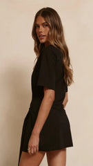 Jade Mini Dress - Black