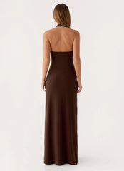 Vedetta Maxi Dress - Chocolate