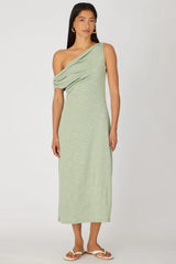 Green Off Shoulder Dress