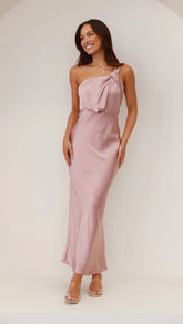 Greta Maxi Dress - Dusty Pink