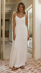 Shelley Maxi Dress - Natural