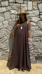 Darcy Maxi Dress - Chocolate