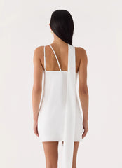 In The End Mini Dress - White