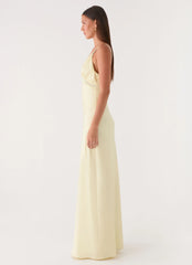 Tove Lace Maxi Dress - Yellow
