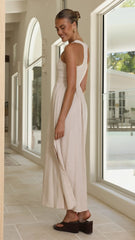 Amira Maxi Dress - Natural