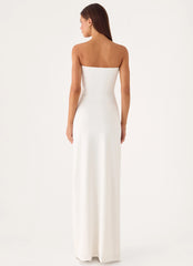 Stole My Heart Maxi Dress - White