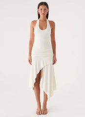 Alise Midi Dress - White