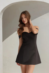 Roman Off The Shoulder Mini Dress