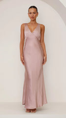 Sofia Maxi Dress - Dusty Pink