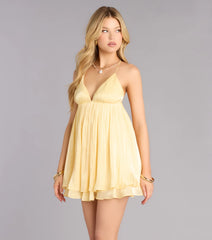 June Strappy Babydoll Mini Dress