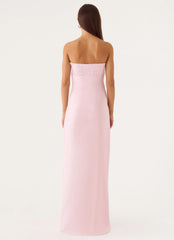 Lucienne Strapless Maxi Dress - Pink