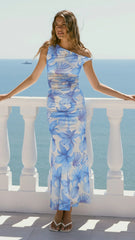 Blayke Maxi Dress - Ocean Bloom