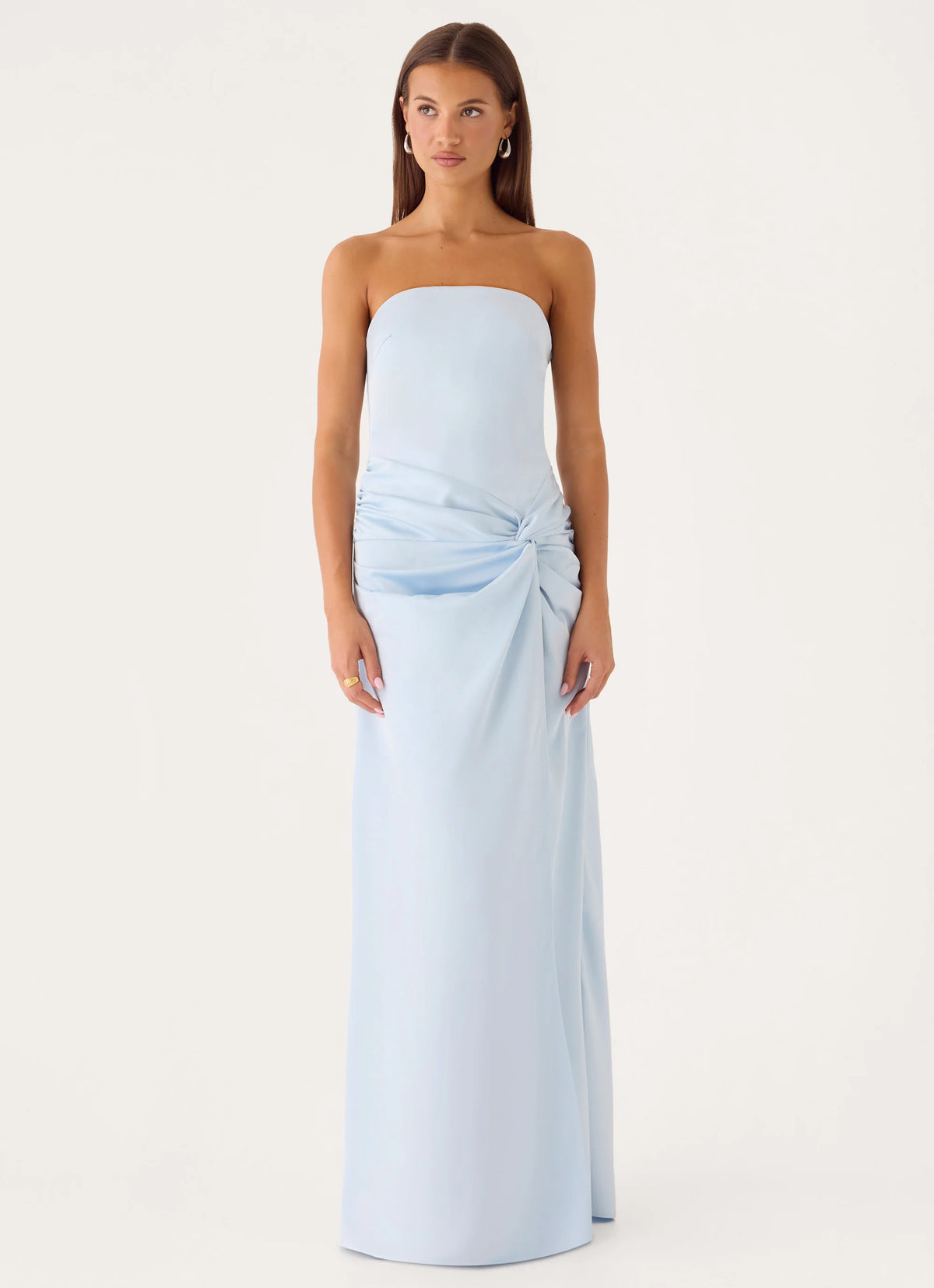Conni Strapless Maxi Dress - Blue