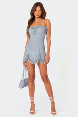 Fairy Girl Lace Mini Dress