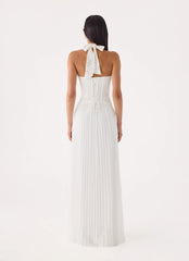 Tunnel Vision Maxi Dress - White