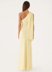 Elena Maxi Dress - Baby Yellow