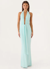 Emiliana Maxi Dress - Aqua
