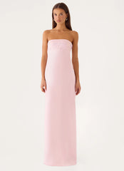 Lucienne Strapless Maxi Dress - Pink