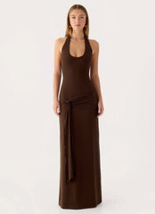 Vedetta Maxi Dress - Chocolate