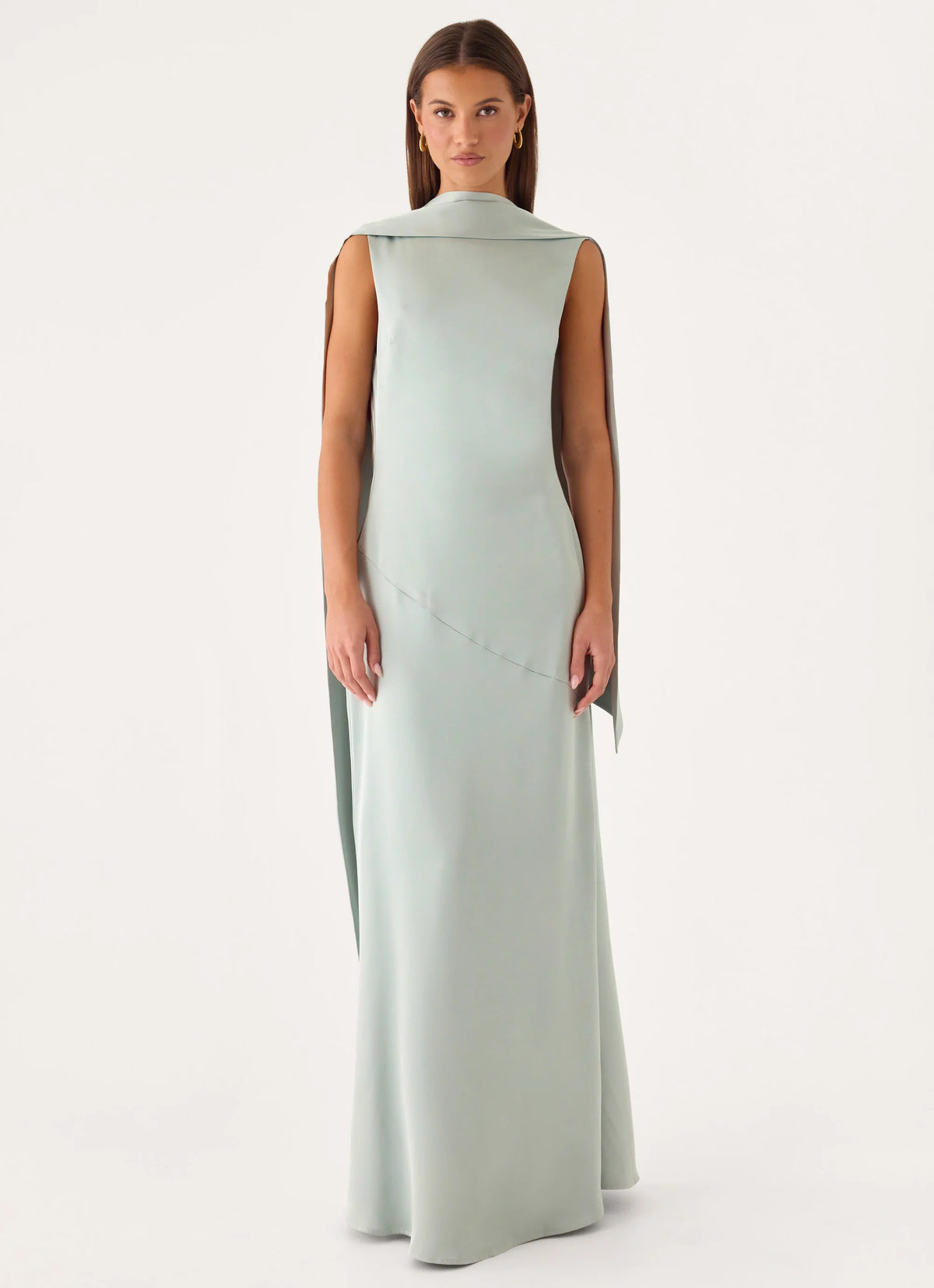 Line By Line Maxi Dress - Sage