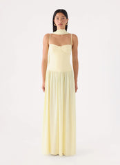 On My Page Maxi Dress - Yellow
