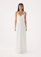 Tunnel Vision Maxi Dress - White